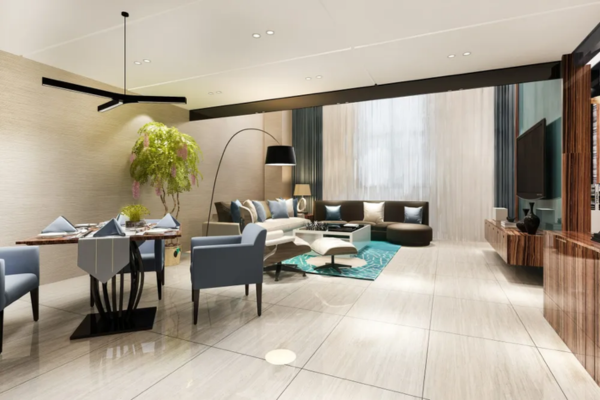 Bedroom interior in dwarka