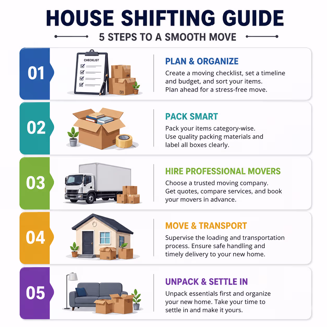 House Shifting guide